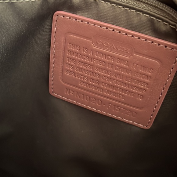 Coach suede satchel - Picture 8 of 12